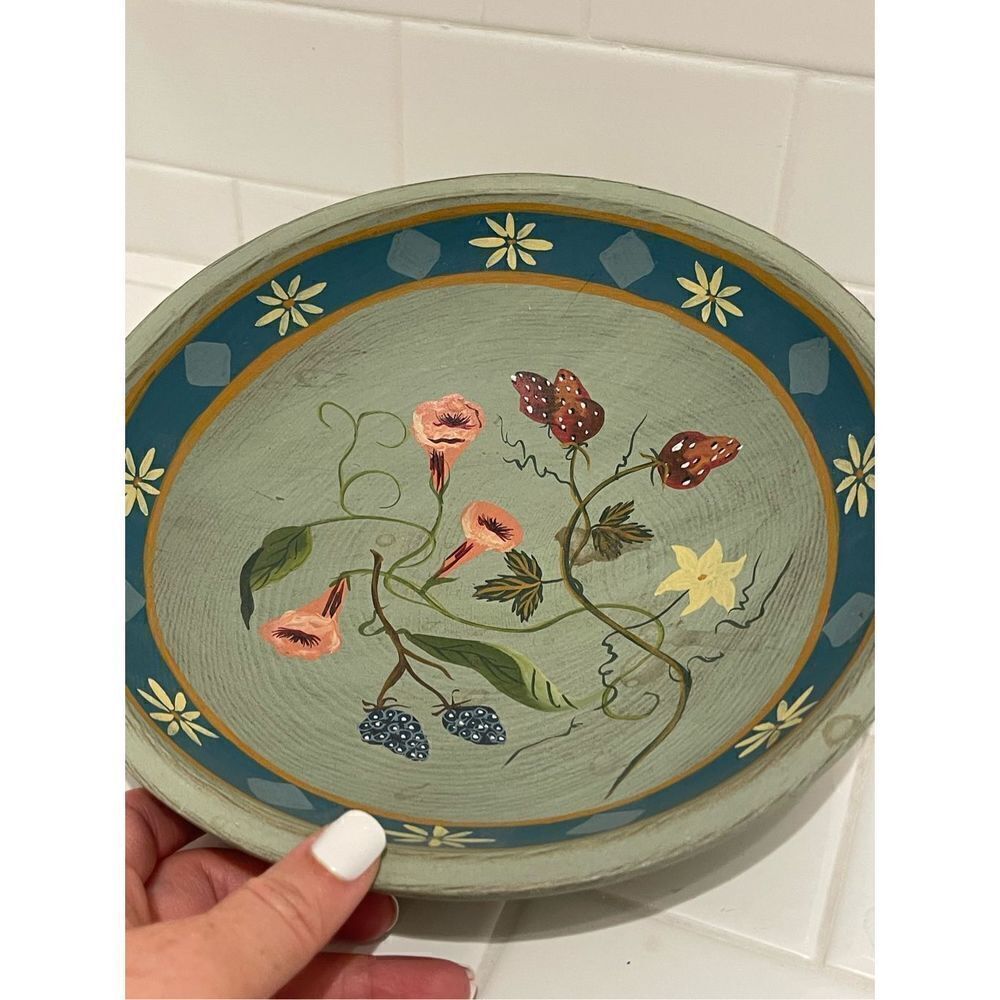 Tracy Porter hand painted signed bowl